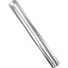 Unicol 220C 220mm mild steel chrome finished column (Predrilled with ⌀11mm through holes at 35mm each end for ceiling suspension)