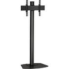 Vogels F1544B Monitor/TV Plinth Floor Stand with tilt - Black (40–65″/ Max 80kg; VESA 100×100–400×400; 140cm to screen centre; Max Tilt 20deg.)