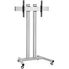 Vogels TD1864S {calcProductGroup} Height Adjustable Monitor Trolley finished in {StandardColour} ({calcScreenSizeRangeINCH} / Max {calcMaxLoadText}; VESA {calcVESARange}; {DegTilt} Tilt; **{calcScreenCentreHeightMaxCM} to screen centre**)