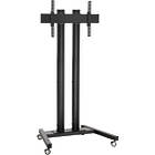 Vogels TD1884B {calcProductGroup} Height Adjustable Monitor Trolley finished in {StandardColour} ({calcScreenSizeRangeINCH} / Max {calcMaxLoadText}; VESA {calcVESARange}; {DegTilt} Tilt; **{calcScreenCentreHeightMaxCM} to screen centre**)