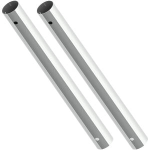 2×180cm mild steel chrome finished column predrilled for Avecta furniture