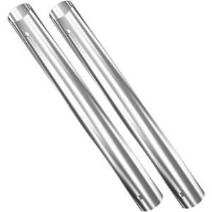 2×500mm mild steel chrome finished column