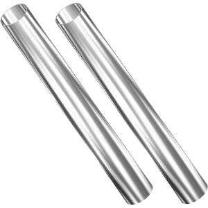 2×500mm mild steel chrome finished column for trolleys and floor stands