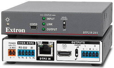 Extron's range of DTP2 products for AV over Twisted Pair installations.Components